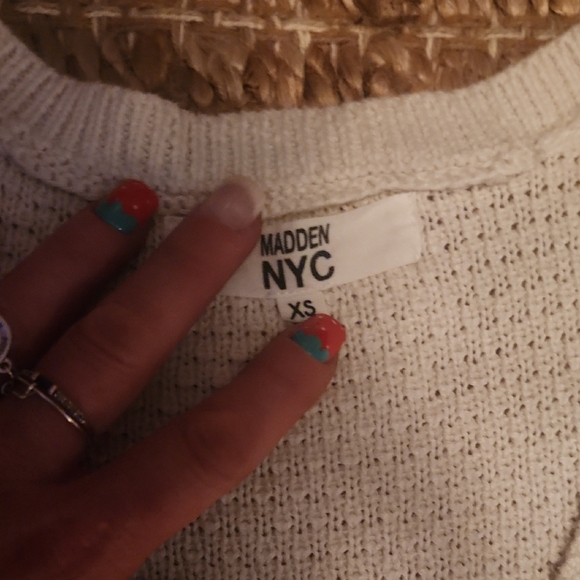 Chic Cream Knit Pajama Set - Picture 2 of 7